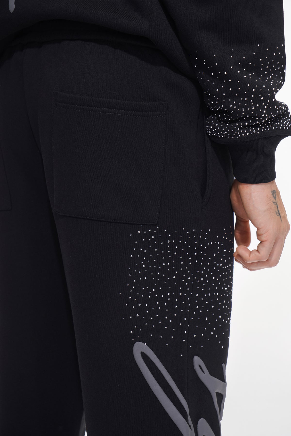 CODE OF THE TRNCHS Black Pants-