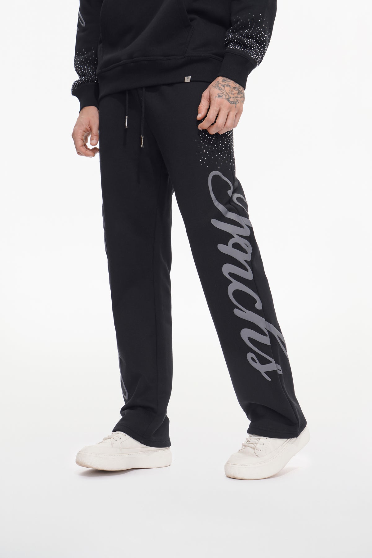 CODE OF THE TRNCHS Black Pants-