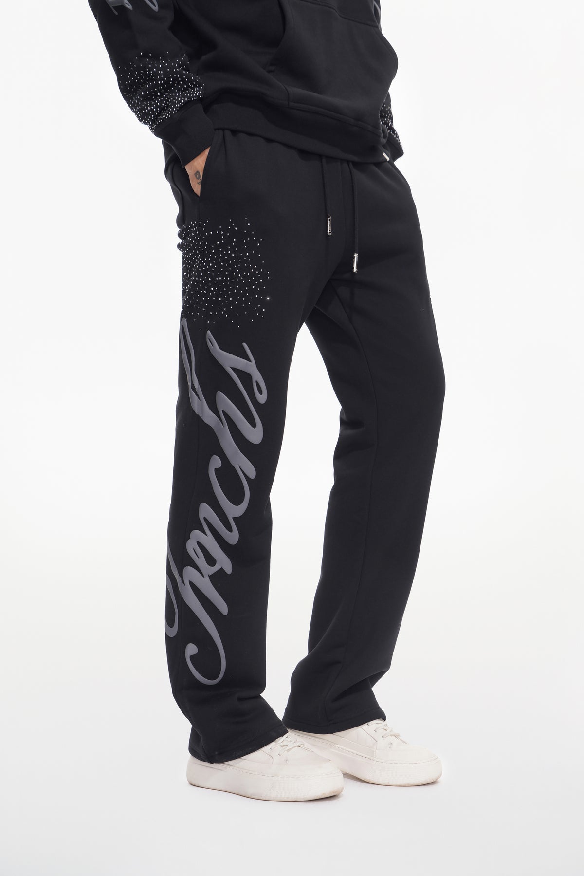 CODE OF THE TRNCHS Black Pants-