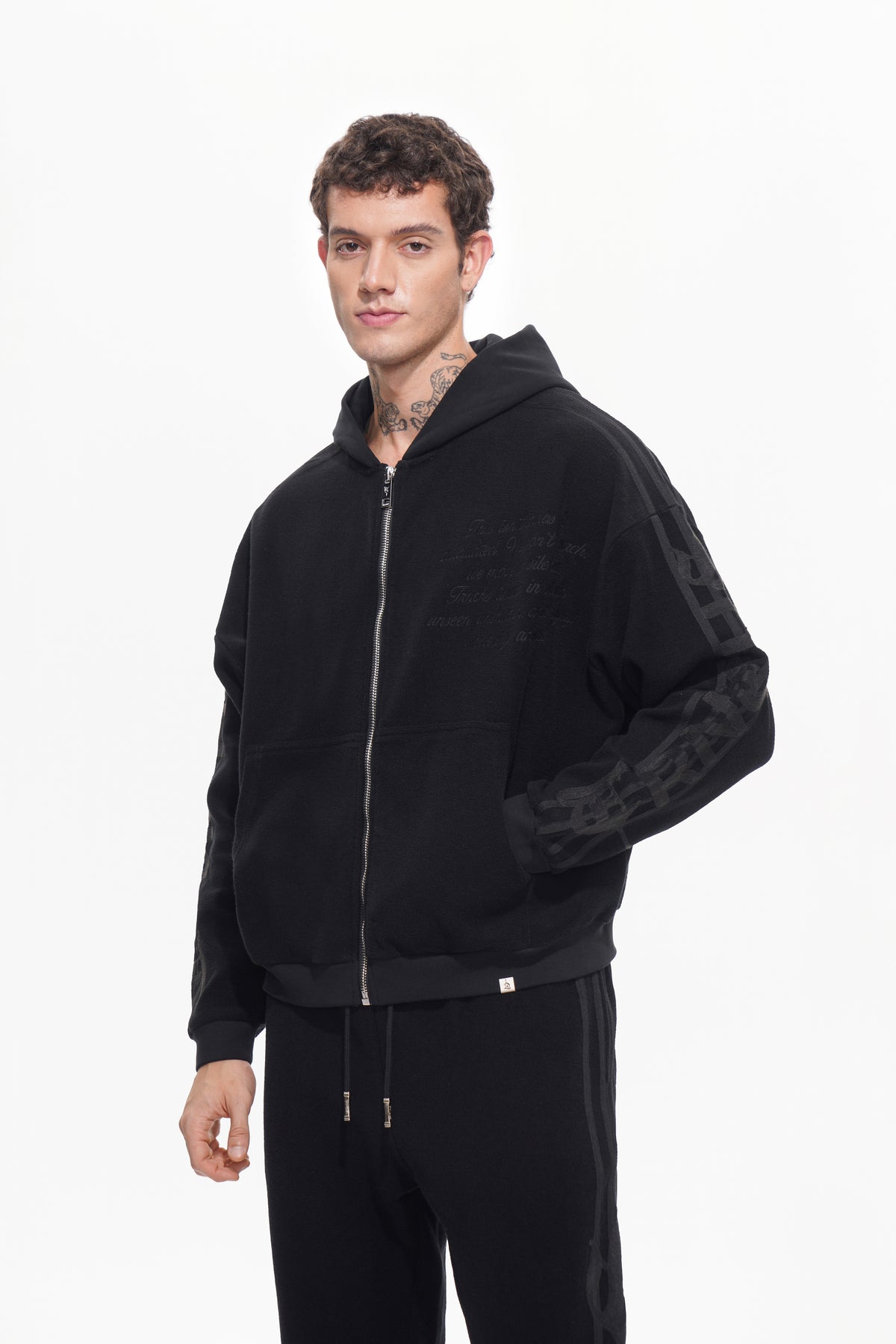 STEALTH DOCTRINE Black Hoodie-
