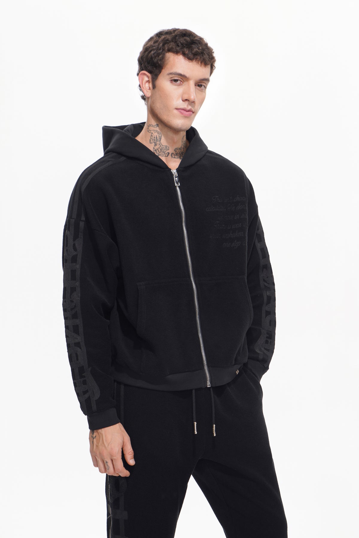 STEALTH DOCTRINE Black Hoodie-