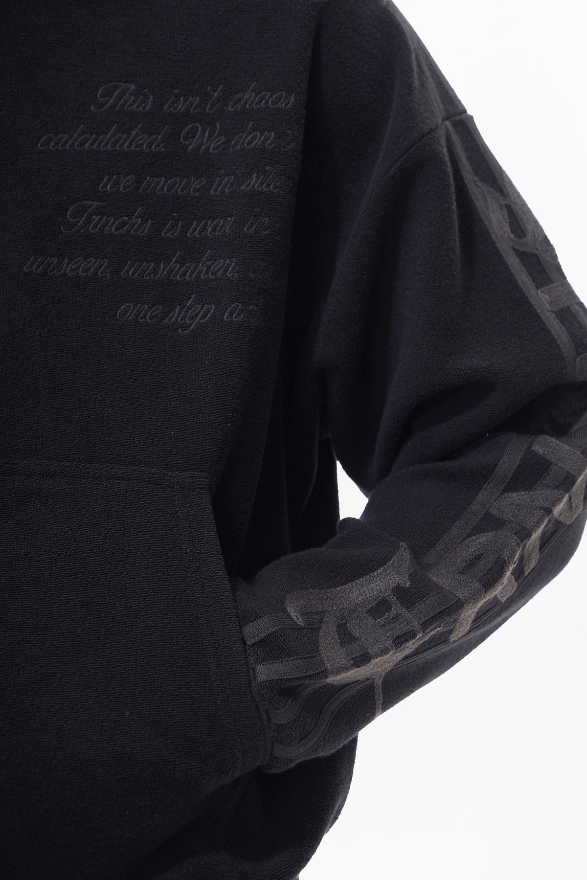 STEALTH DOCTRINE Black Hoodie-