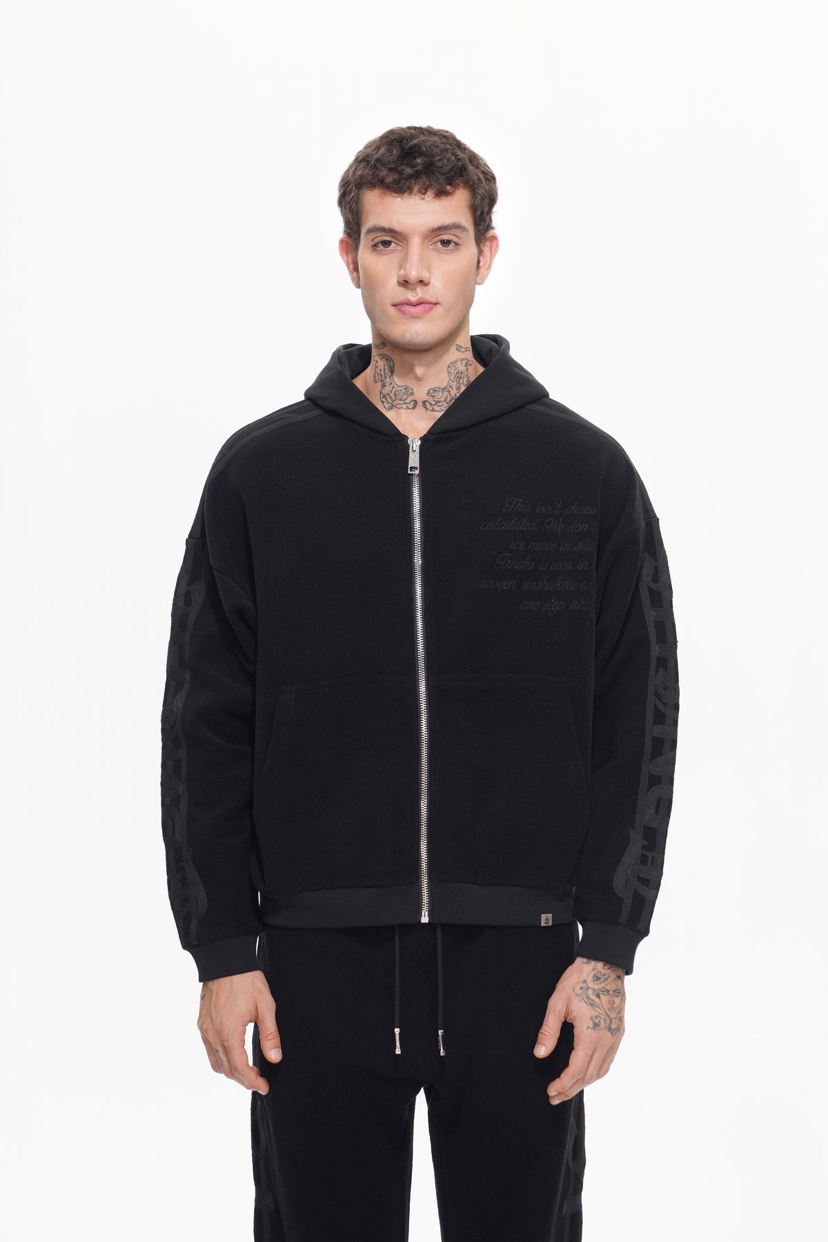 STEALTH DOCTRINE Black Hoodie-