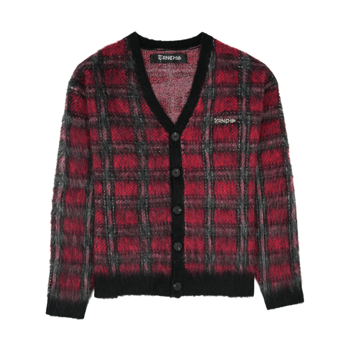 CARLTON BANKS Red/Black Cardigan -