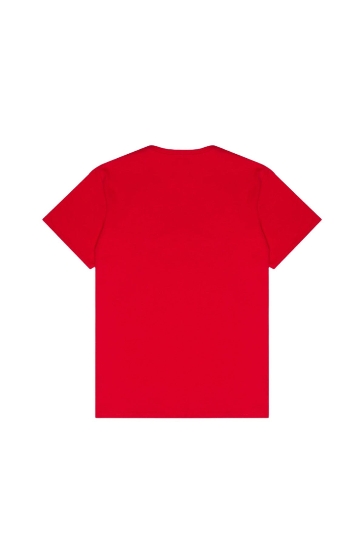 Rotes T-Shirt mit „T“-Monogramm-Logo 