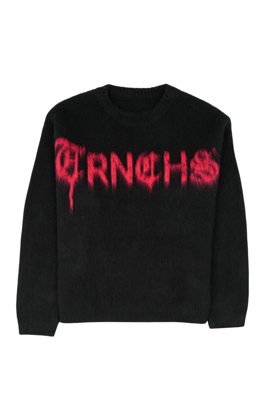 MOHAIR SWEATER Black / Red-