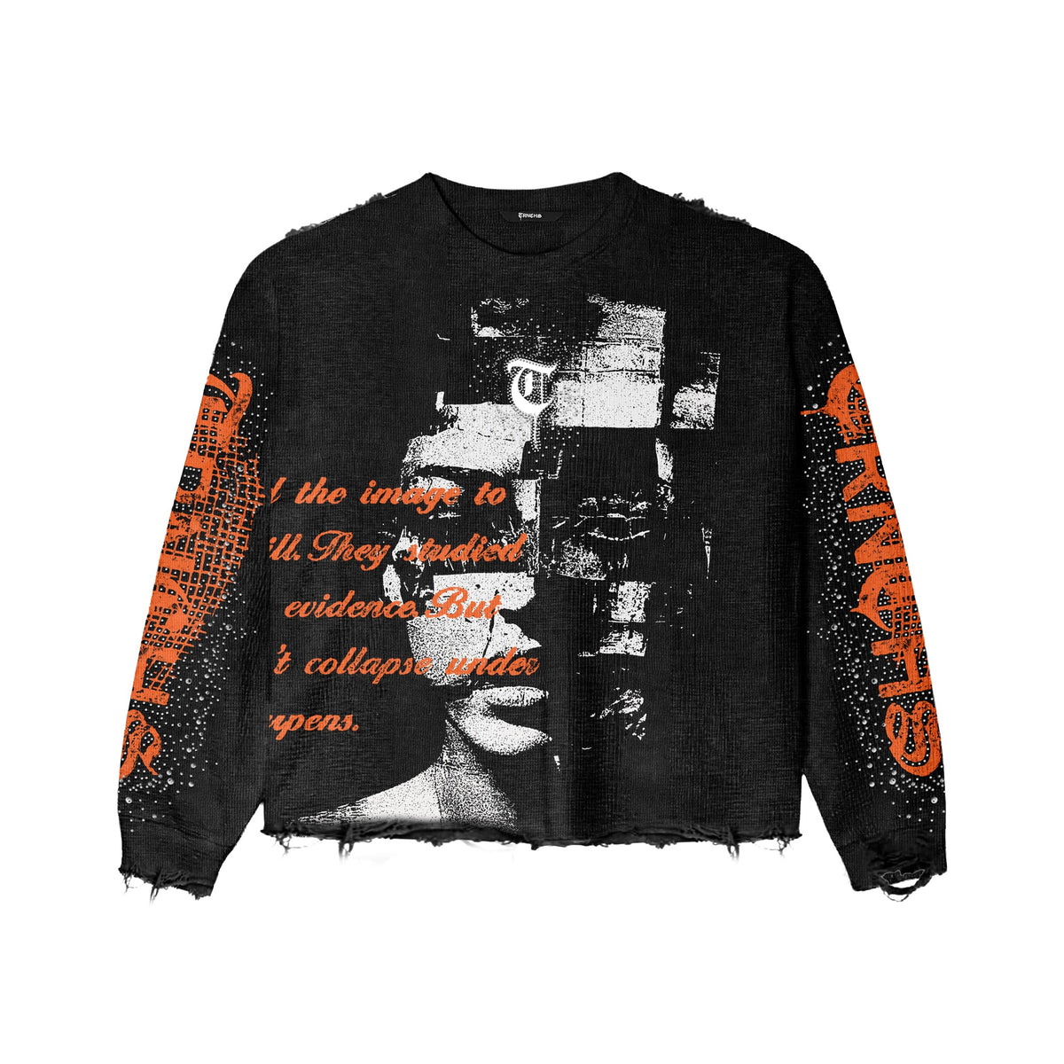 Sharpened Identity Black  Crewneck