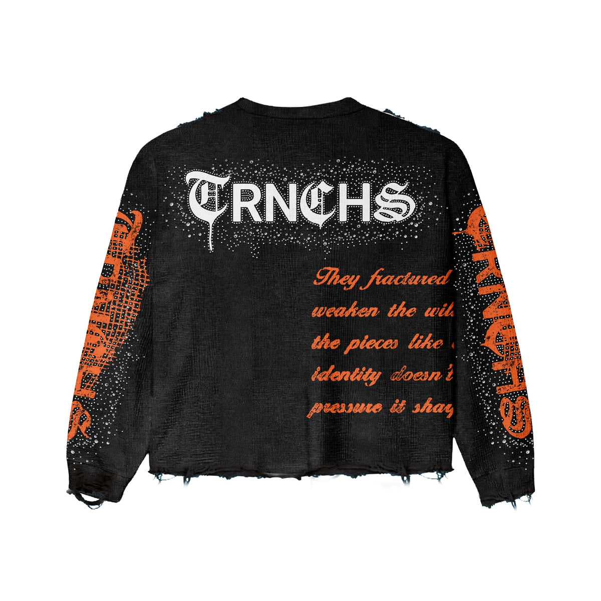 Sharpened Identity Black  Crewneck