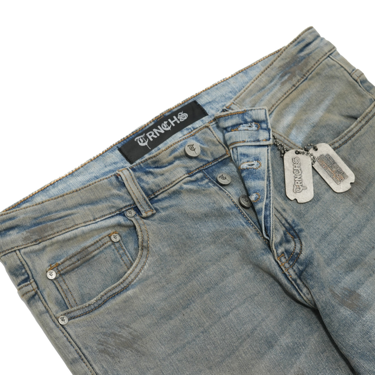 ASHES Light Blue Wash Denim-