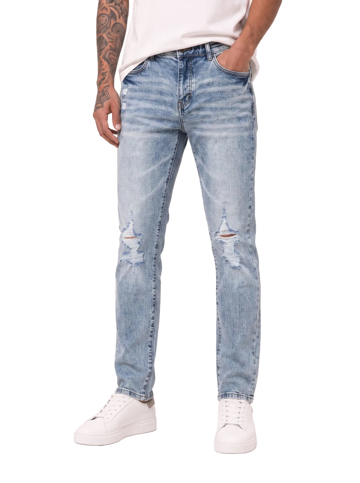 SAYYAN Blue Wash Skinny Denim -