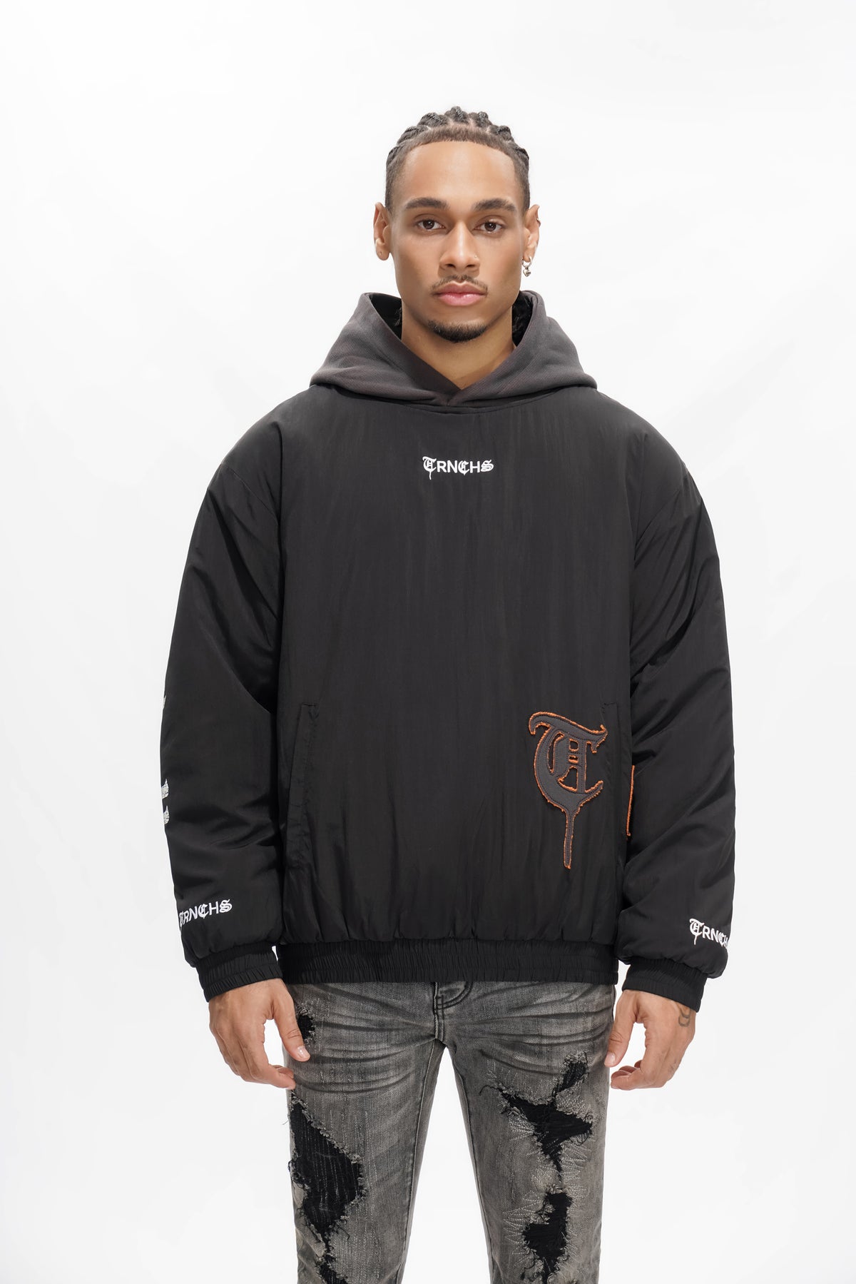 HEAVEN'S ARMOR Black Hoodie-