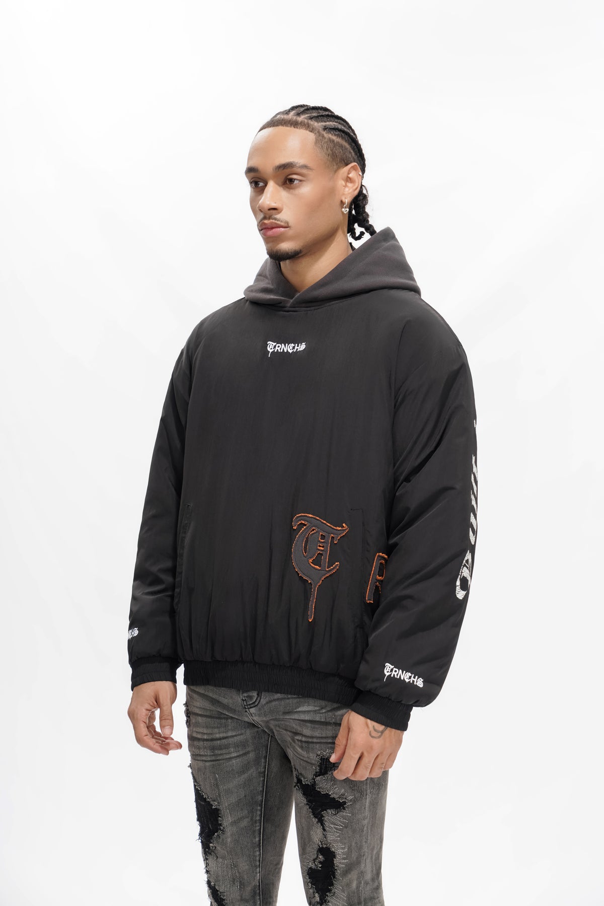 HEAVEN'S ARMOR Black Hoodie-