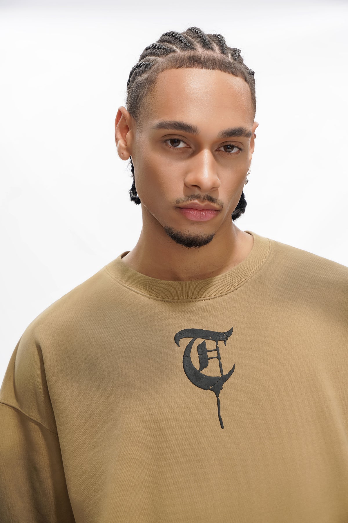 REFUSE TO BE SILENCED Khaki Crew-
