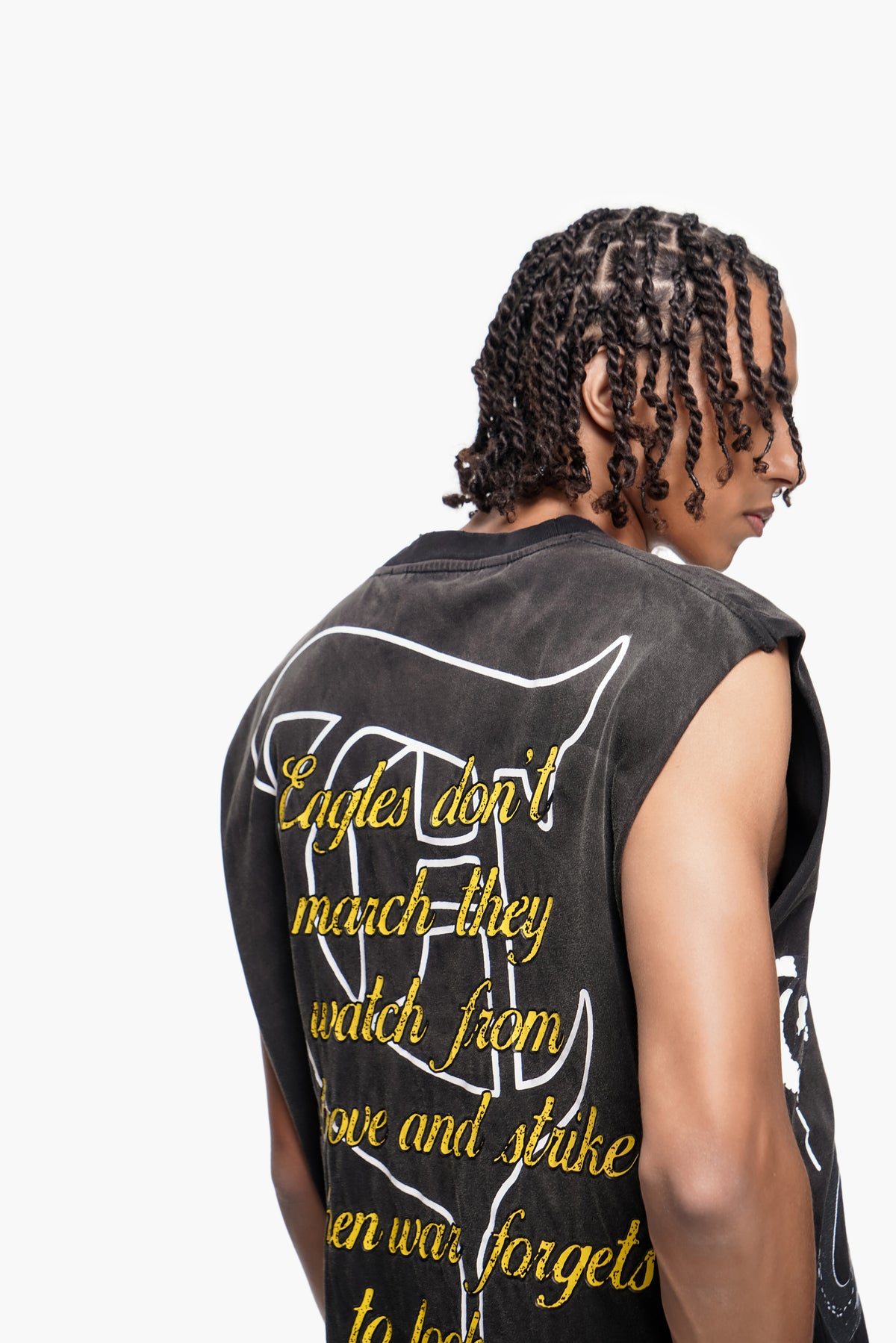 UNCHOSEN FIGHT Black Tank Top -