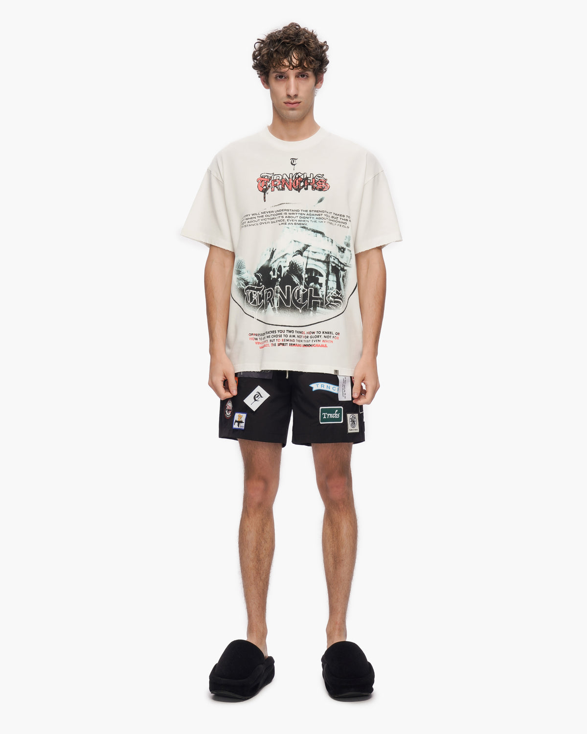 OPPRESSION White Tee -