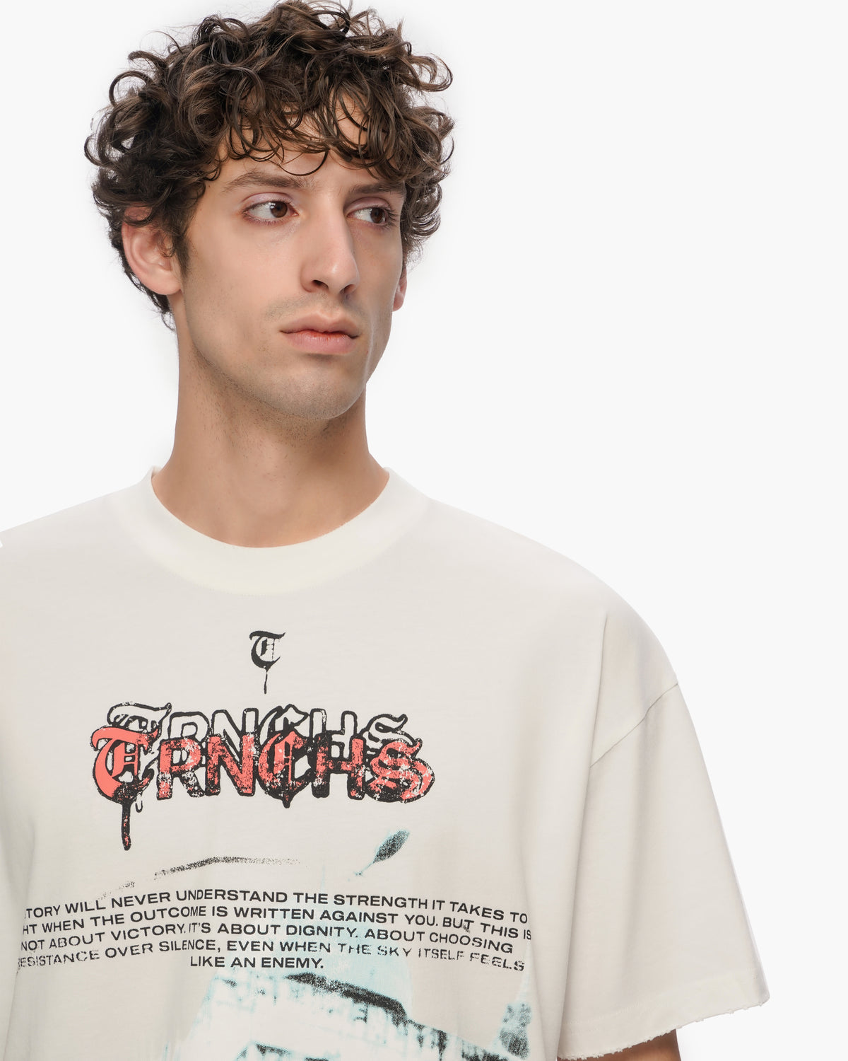 OPPRESSION White Tee -