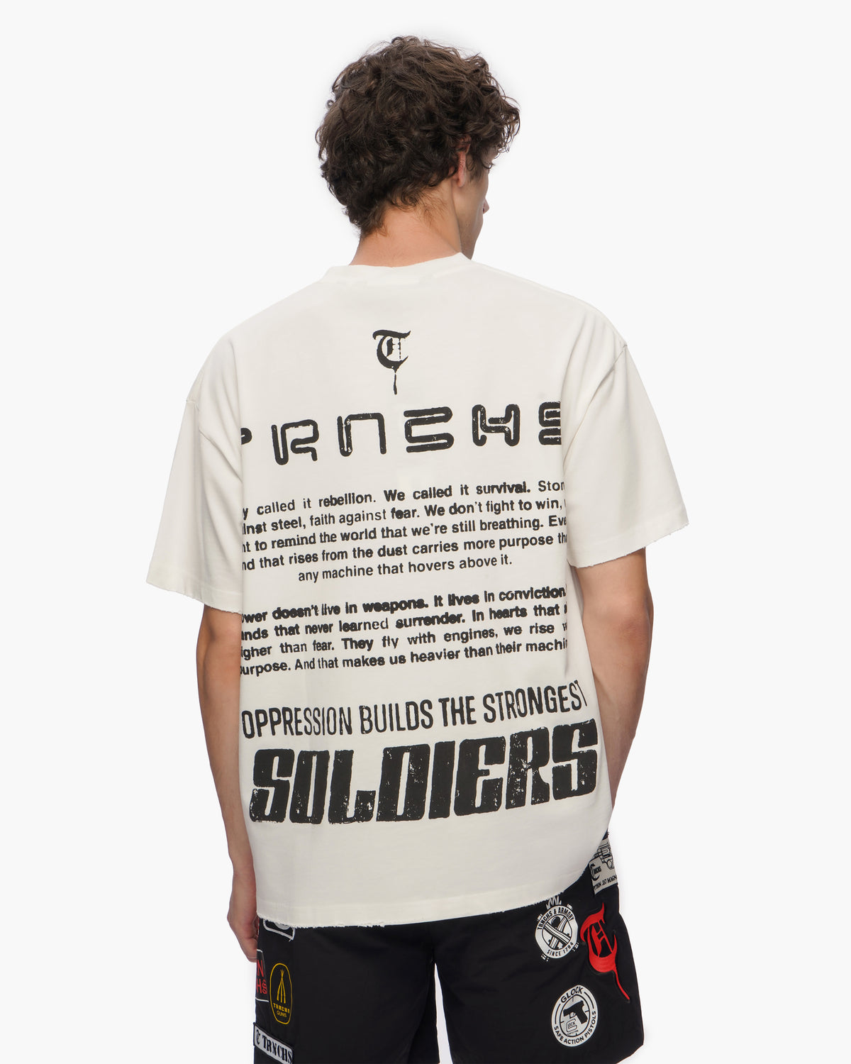 OPPRESSION White Tee -