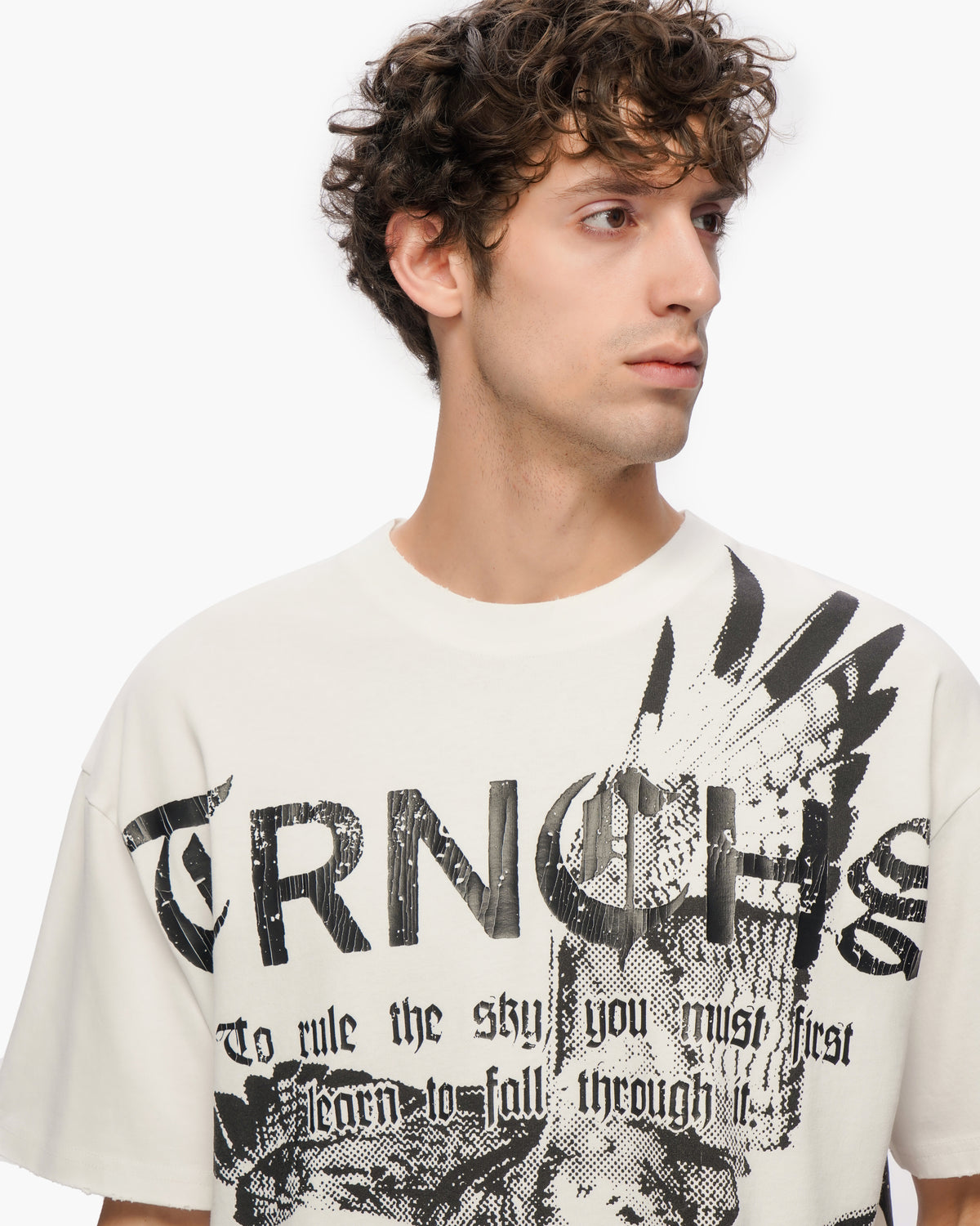 BEYOND REACH White Tee-