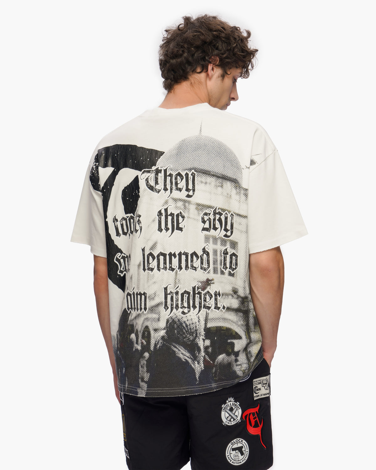 BEYOND REACH White Tee-