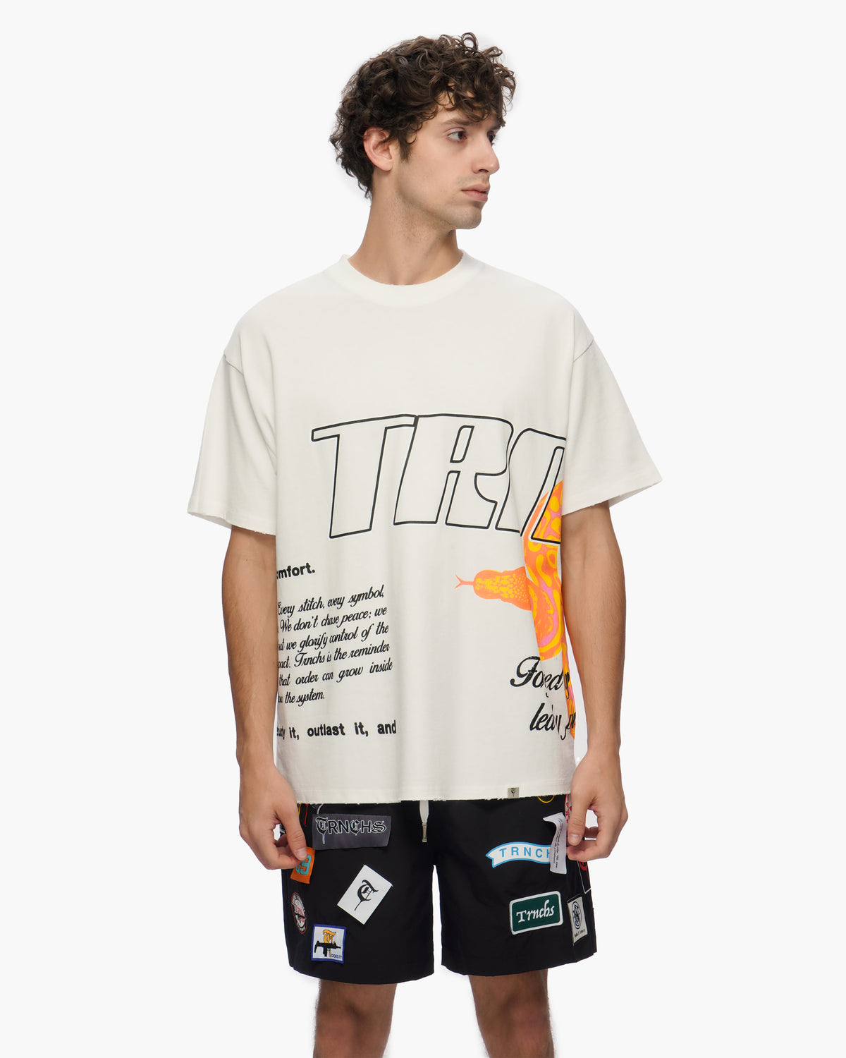 FORGED BY STRUGGLE White Tee -
