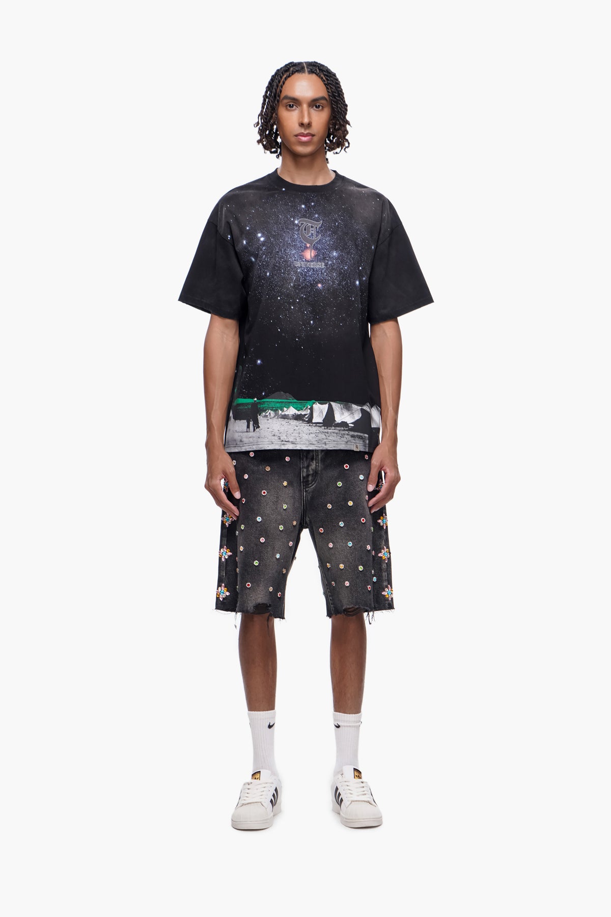 BOUNTY - Black Wash Denim Shorts
