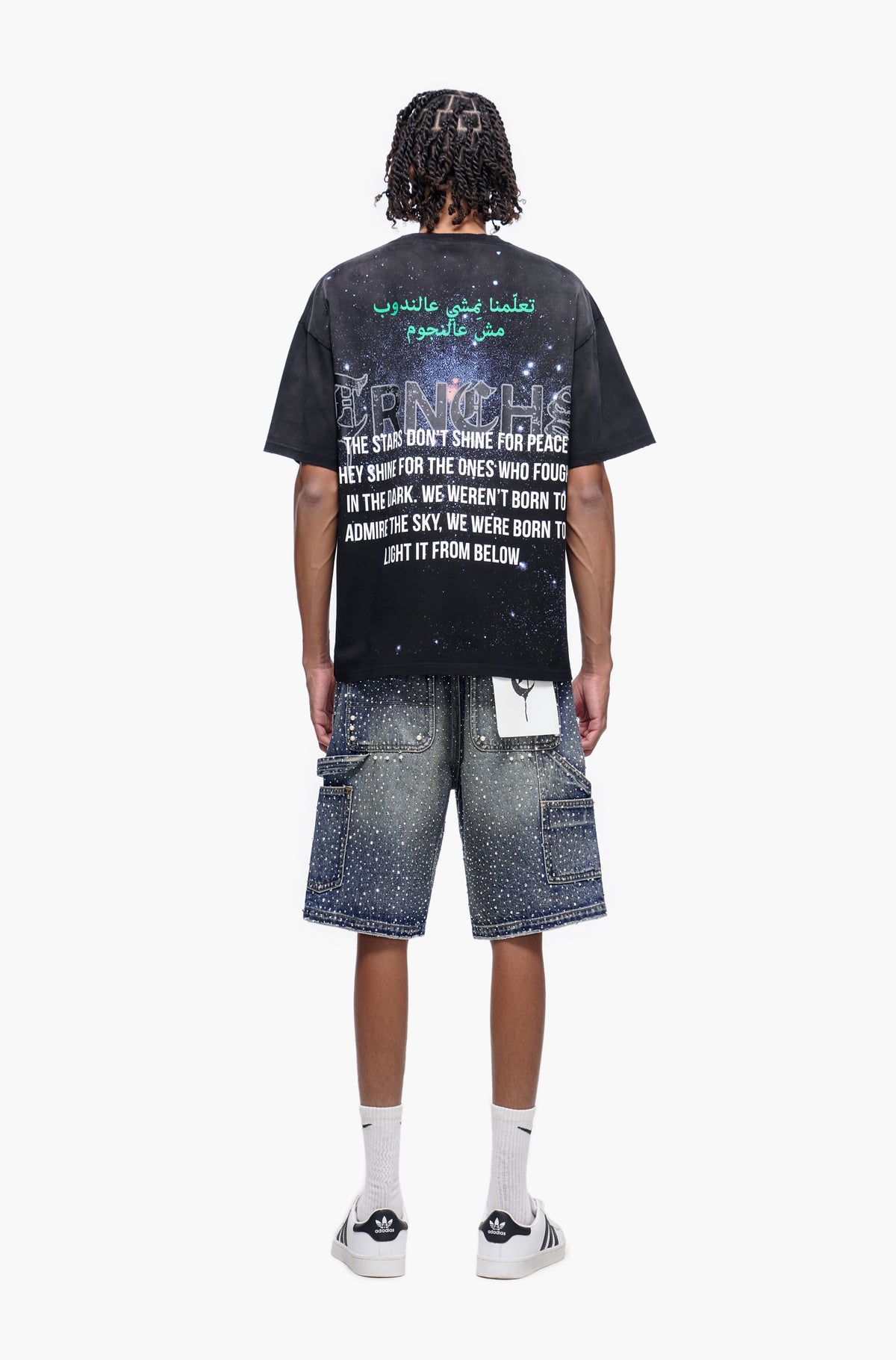 ARMOR - Dark Blue Wash Denim Shorts