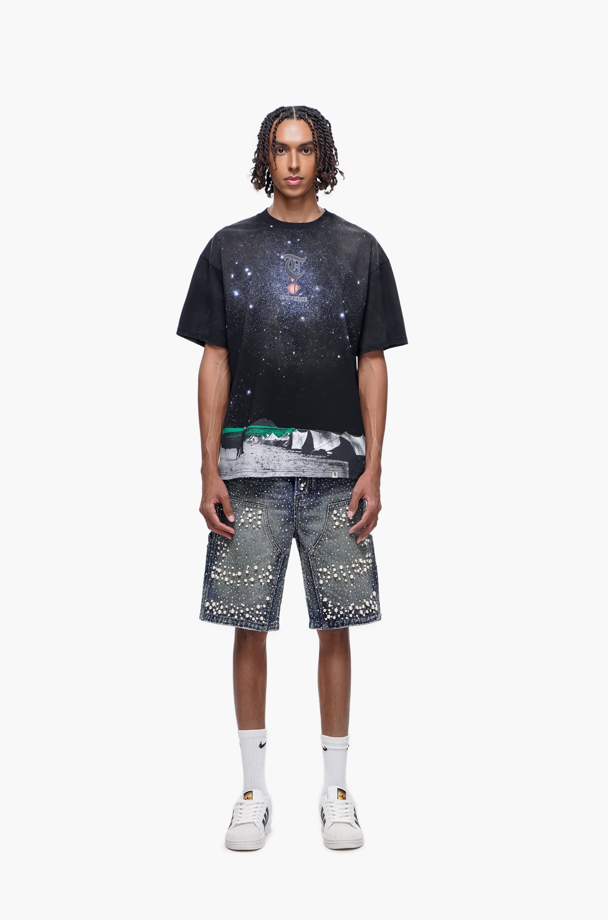 ARMOR - Dark Blue Wash Denim Shorts