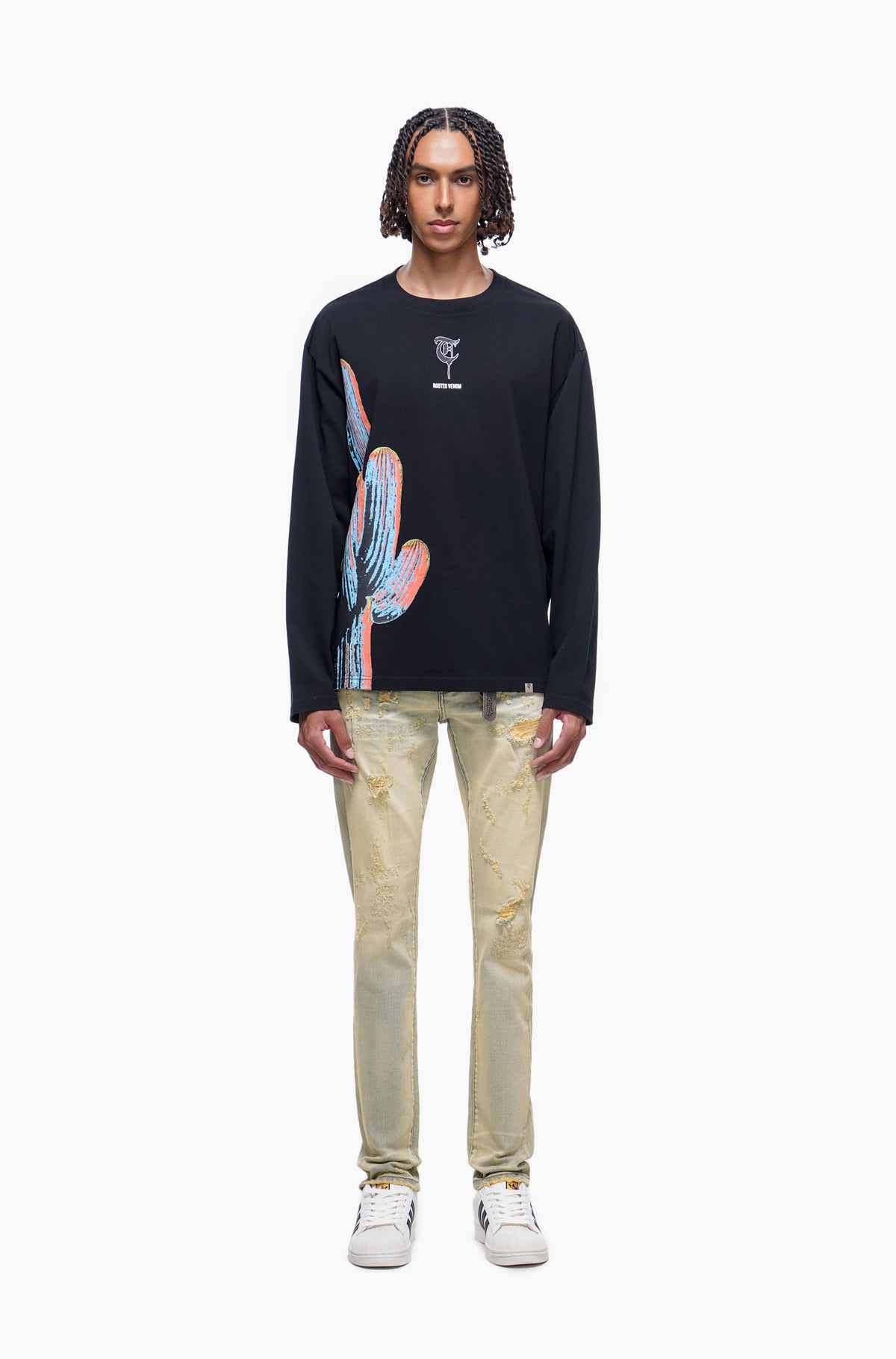 TYRANT - Light Vintage Wash Skinny Denim