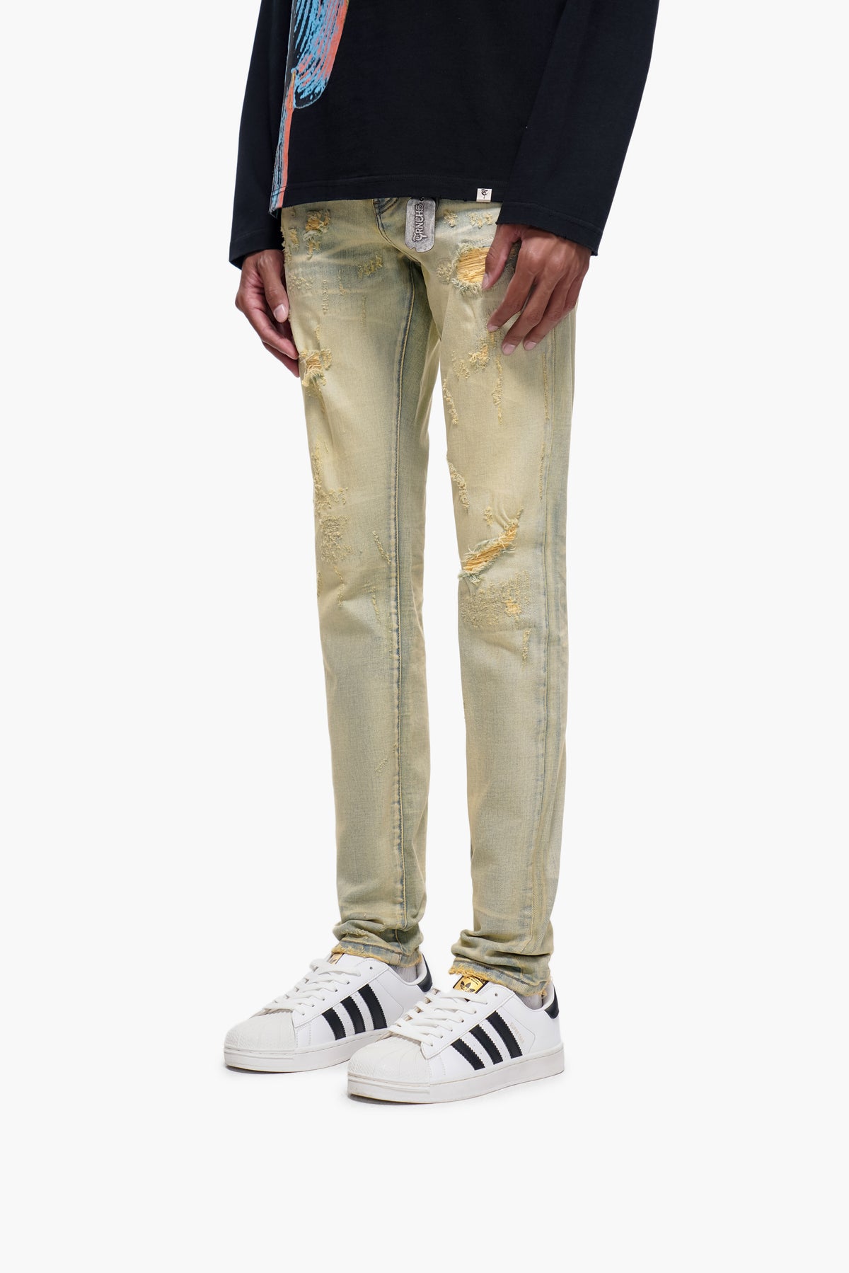 TYRANT - Light Vintage Wash Skinny Denim