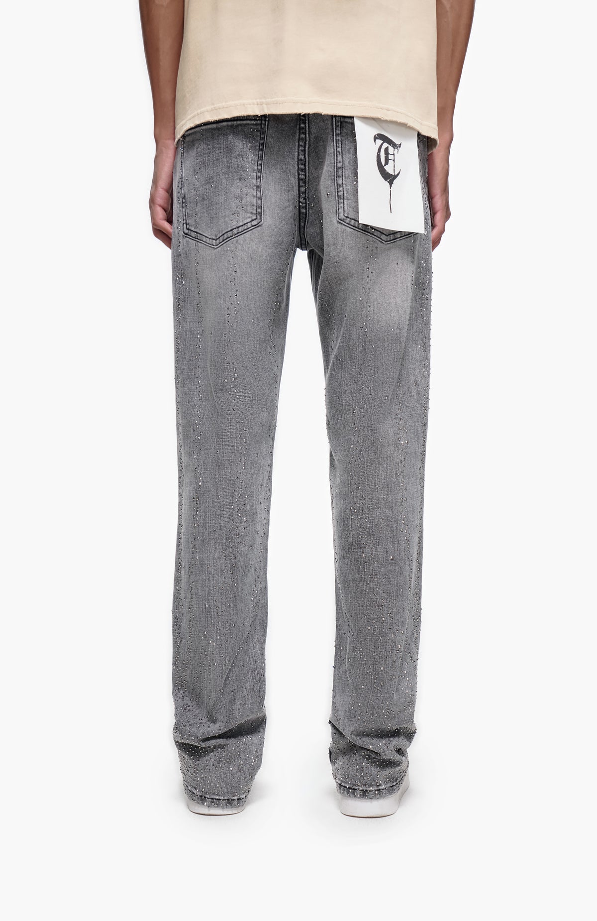 DICTATOR - Gray Wash Stacked Denim-