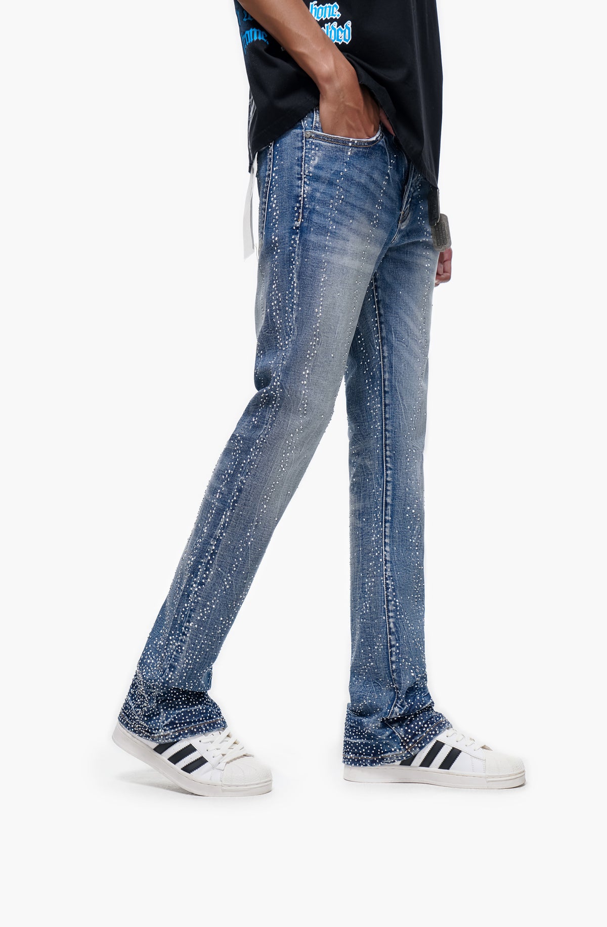 DICTATOR - Blue Wash Stacked Denim-