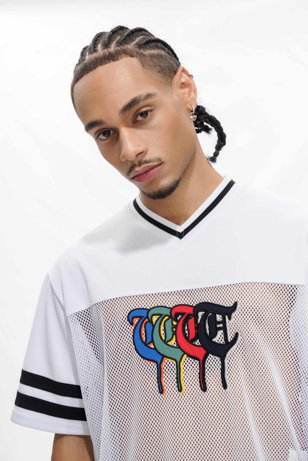 4BROTHERS WEISSES T-SHIRT