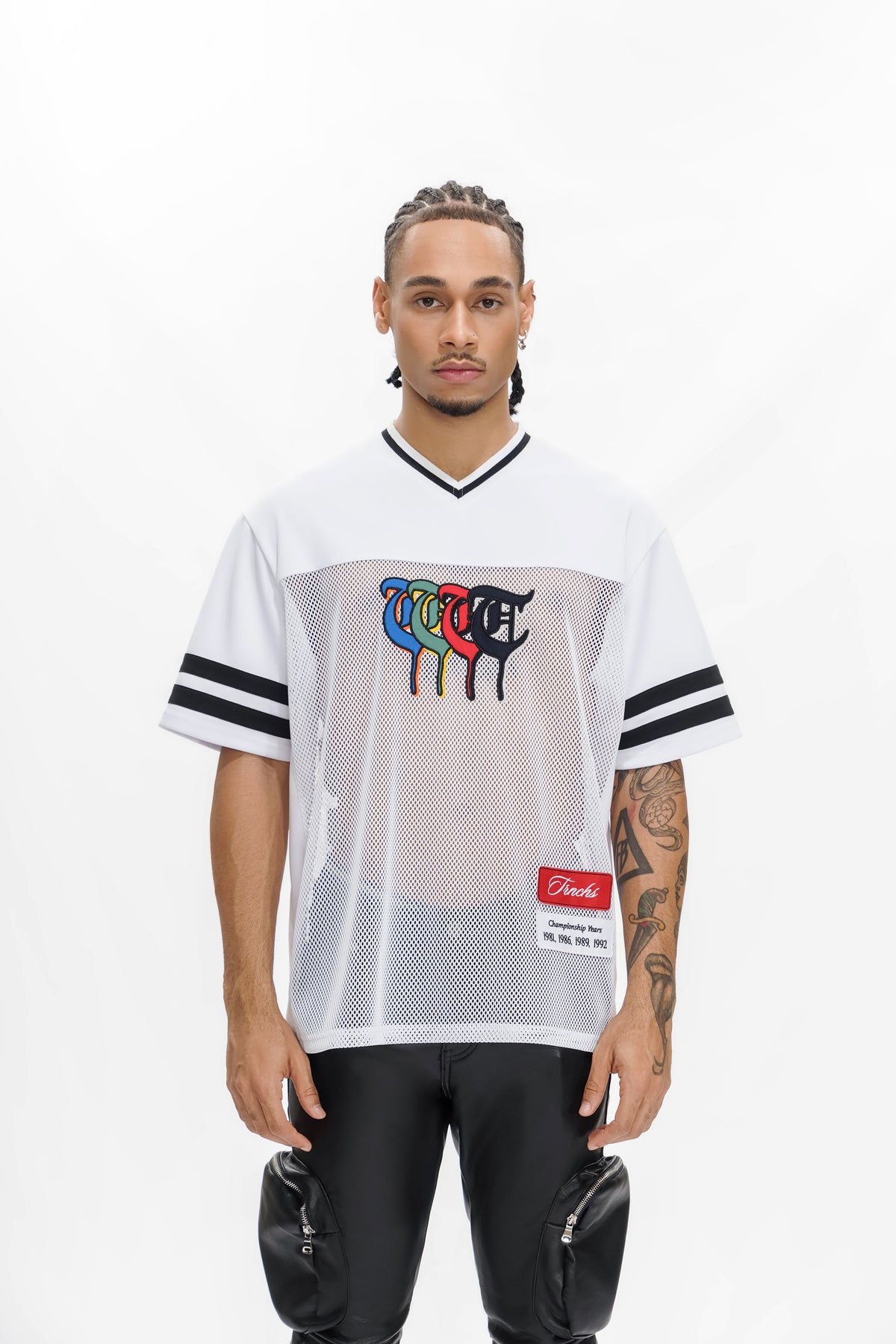 4BROTHERS WEISSES T-SHIRT