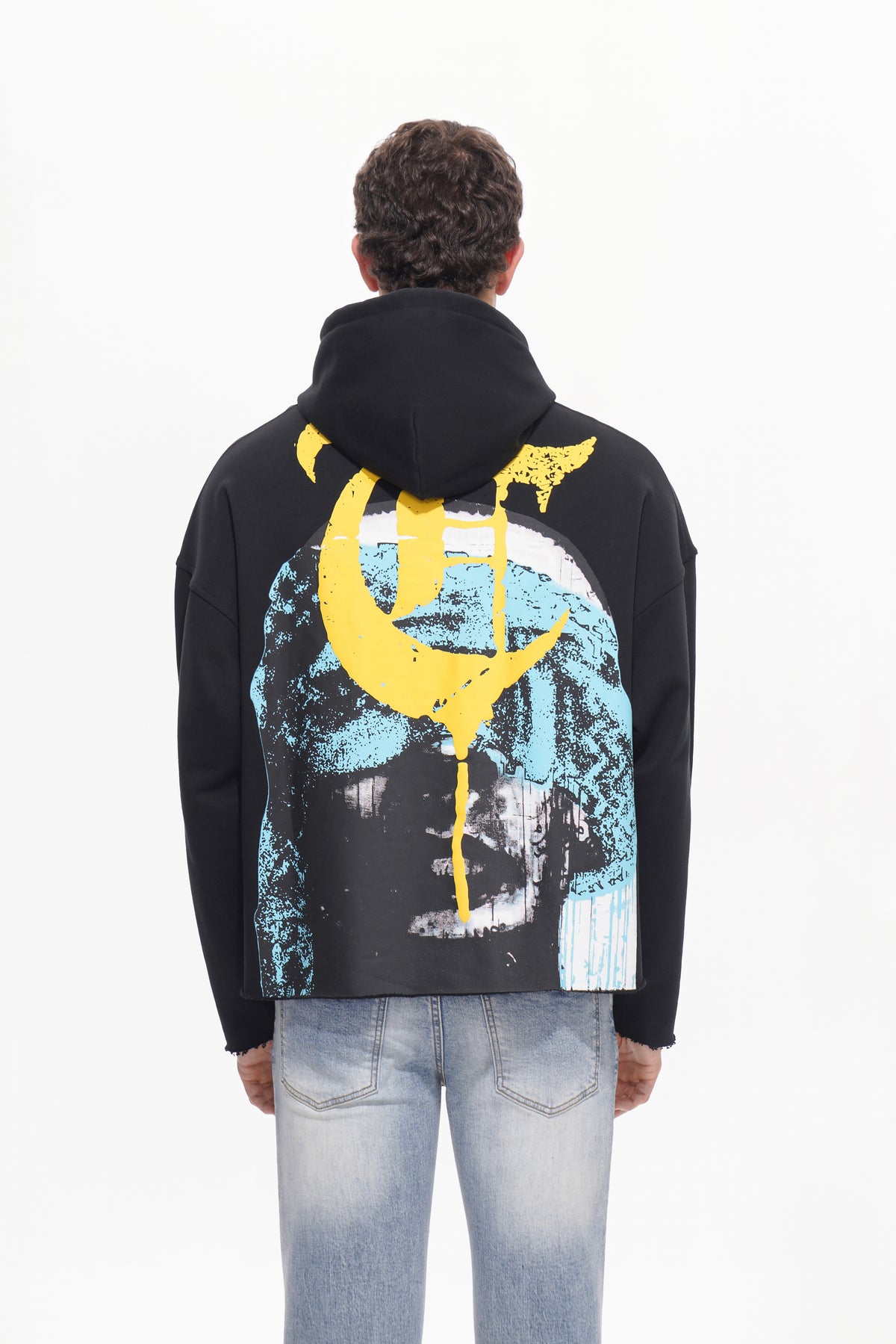 SIGHT OF THE SHORE Black Hoodie-
