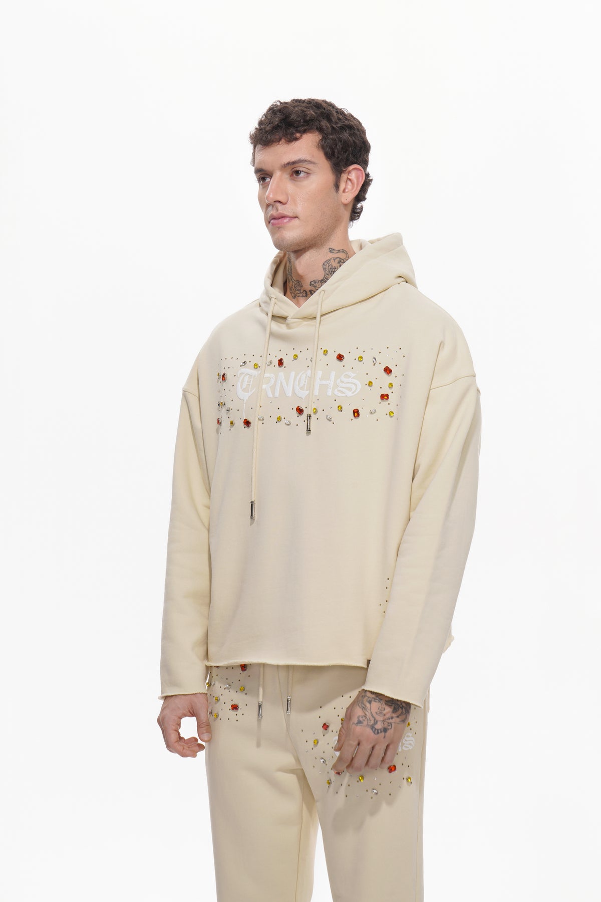 BLOOD DIAMOND Cream Hoodie-