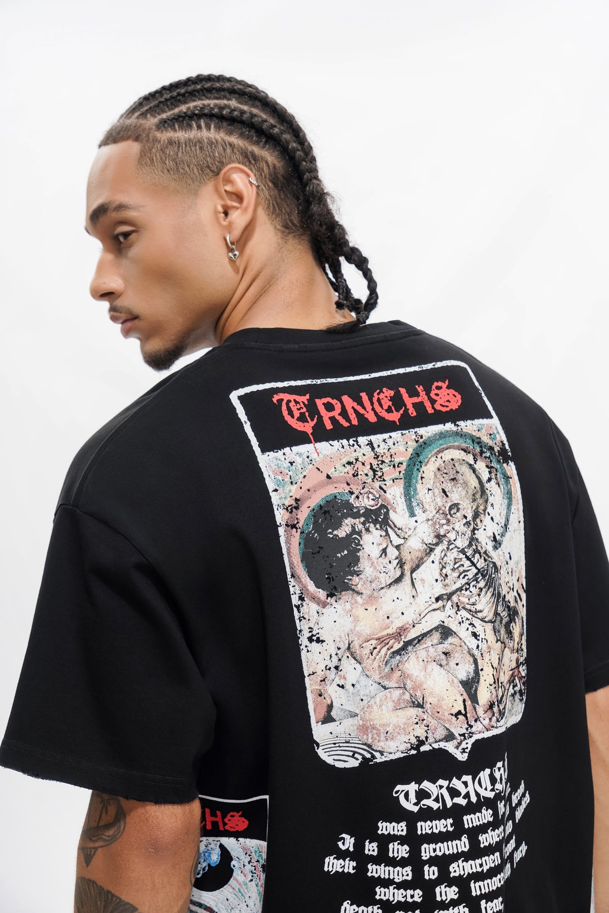T-shirt noir MILITANT GOTHIC