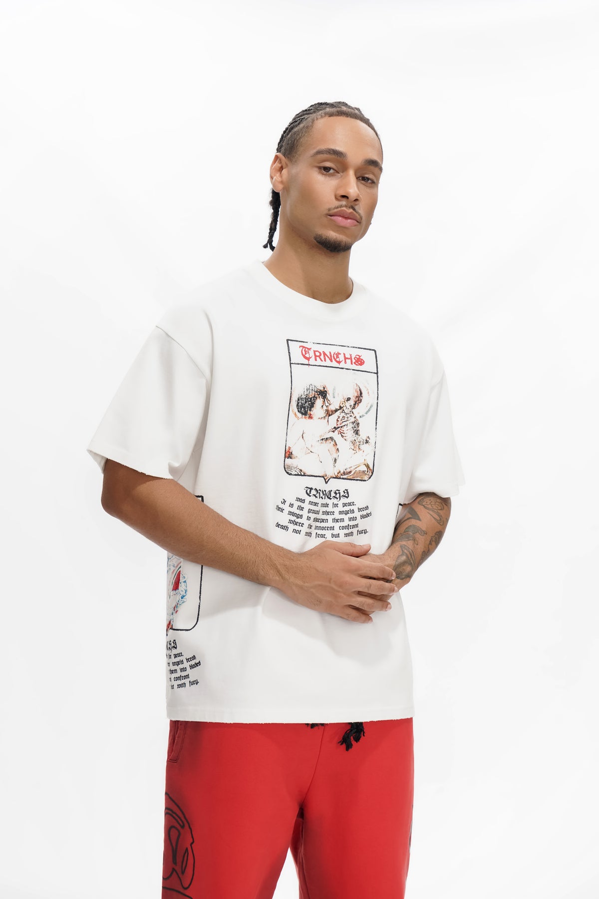 MILITANT GOTHIC Weißes T-Shirt