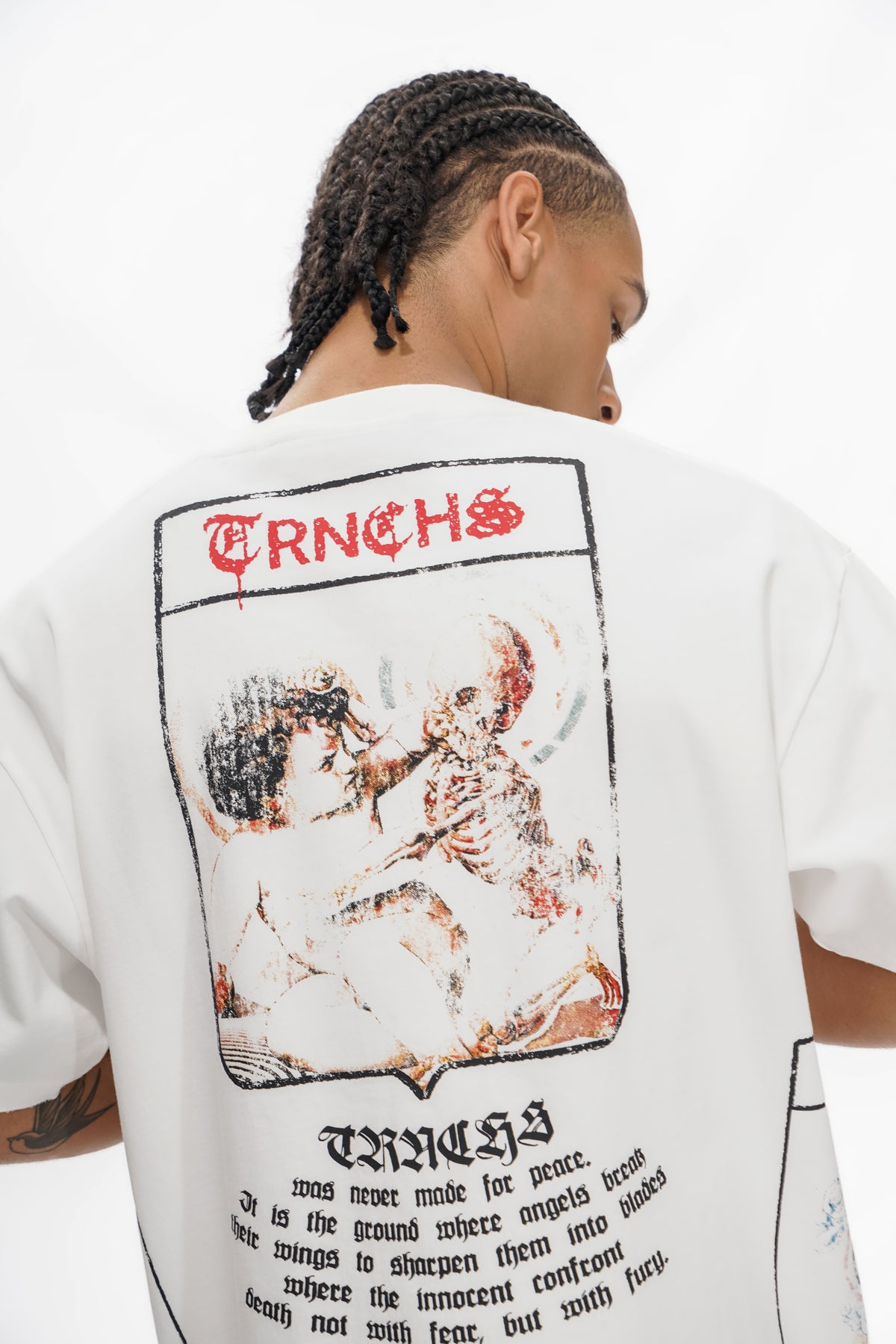 MILITANT GOTHIC Weißes T-Shirt