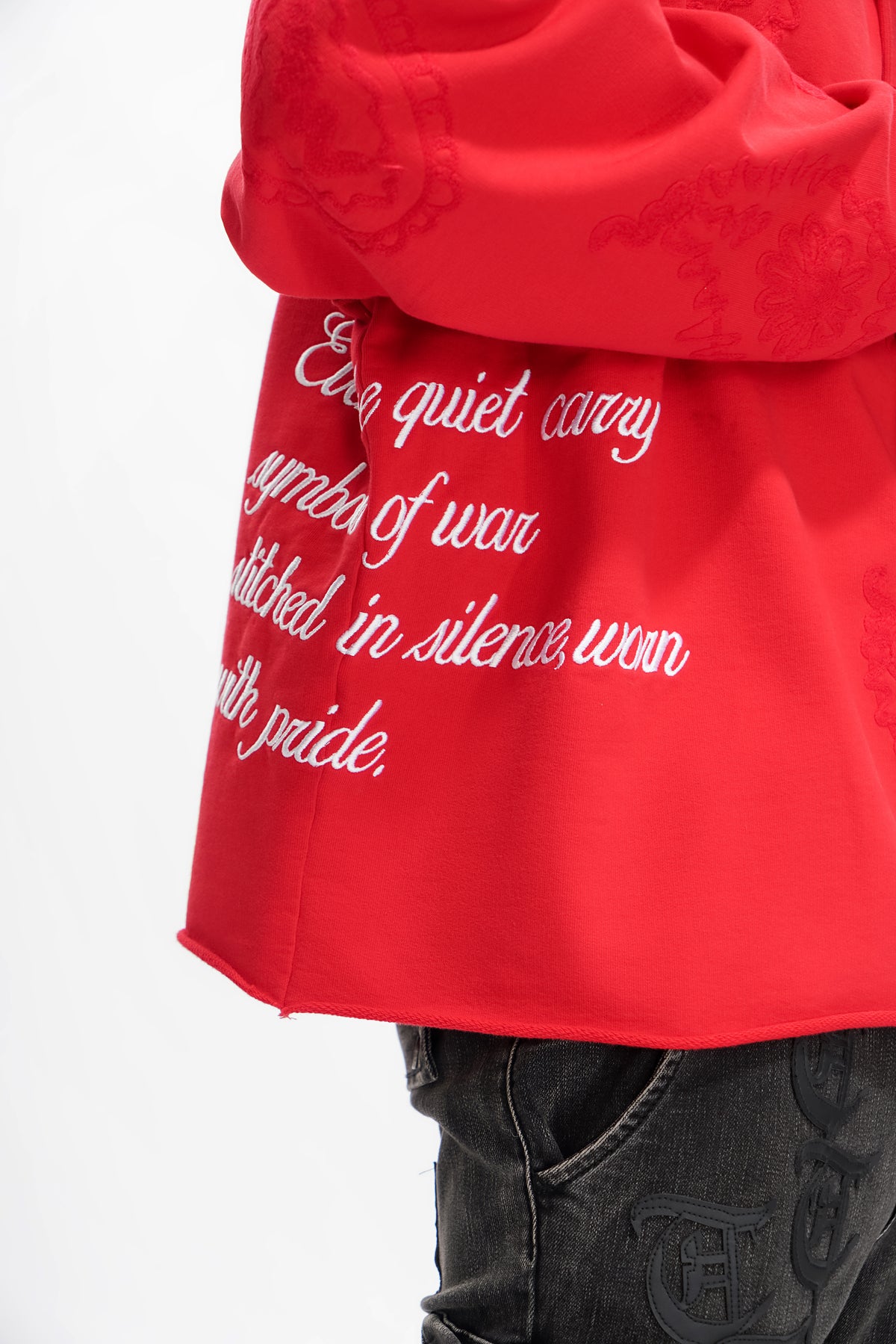 PAISLEY COMMAND Red Hoodie -