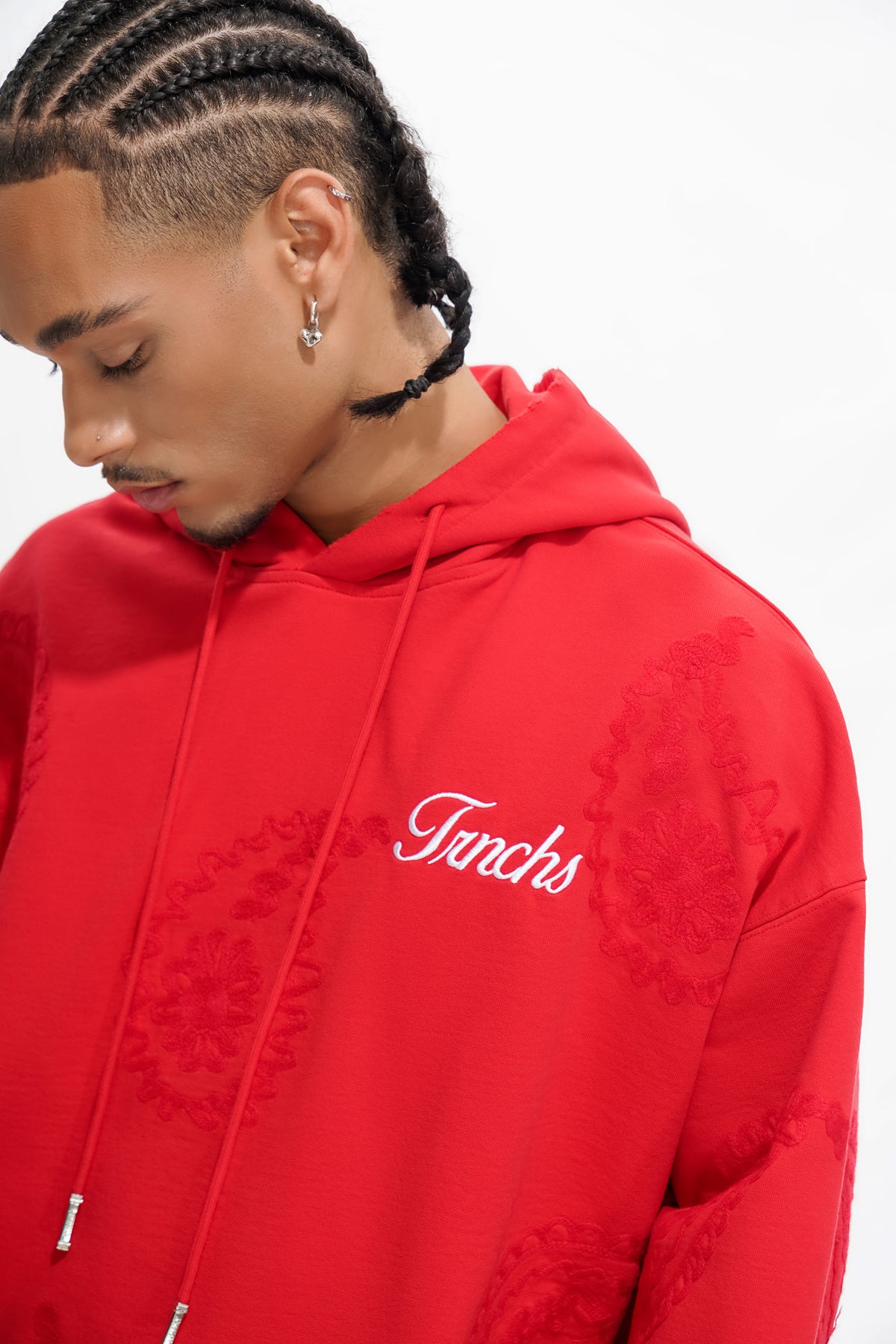 PAISLEY COMMAND Red Hoodie -