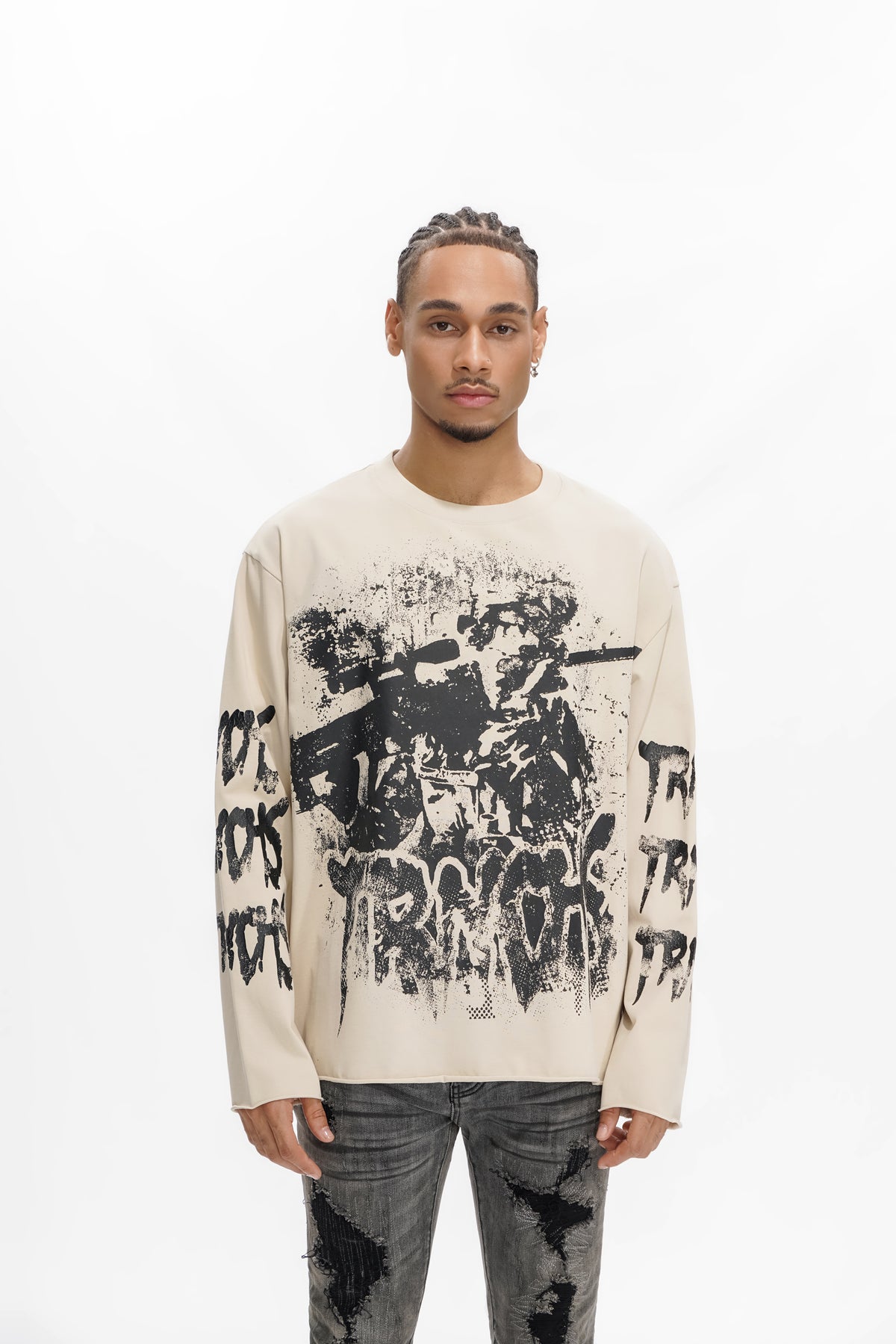 OPERATOR White Long Sleeve-