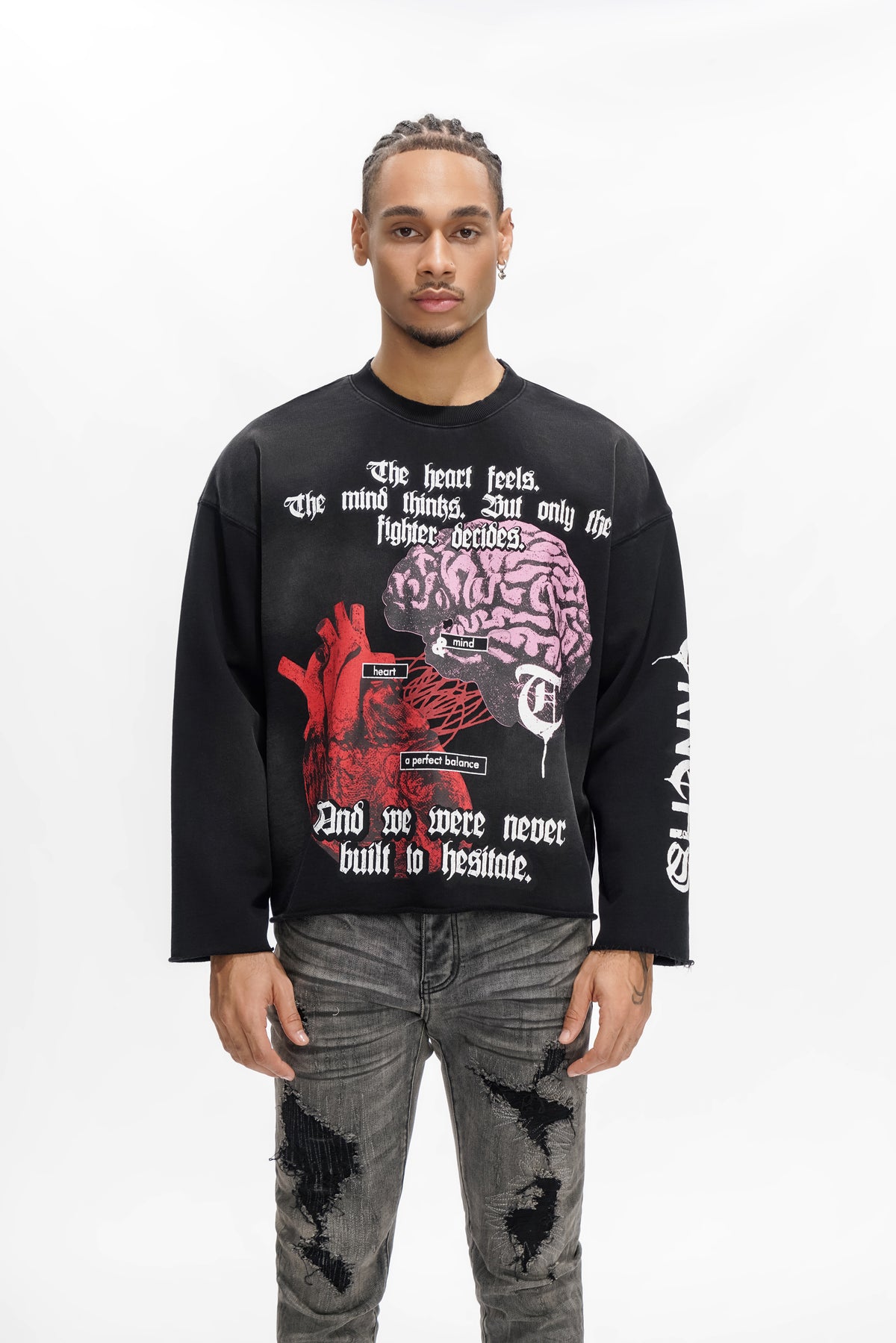 HEART & MIND Black Sweater-
