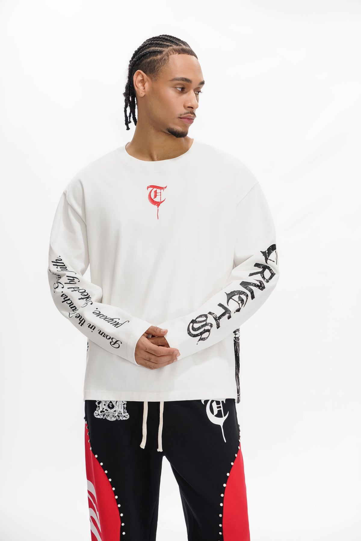 HIND RAJAB White Long-sleeve Tee -