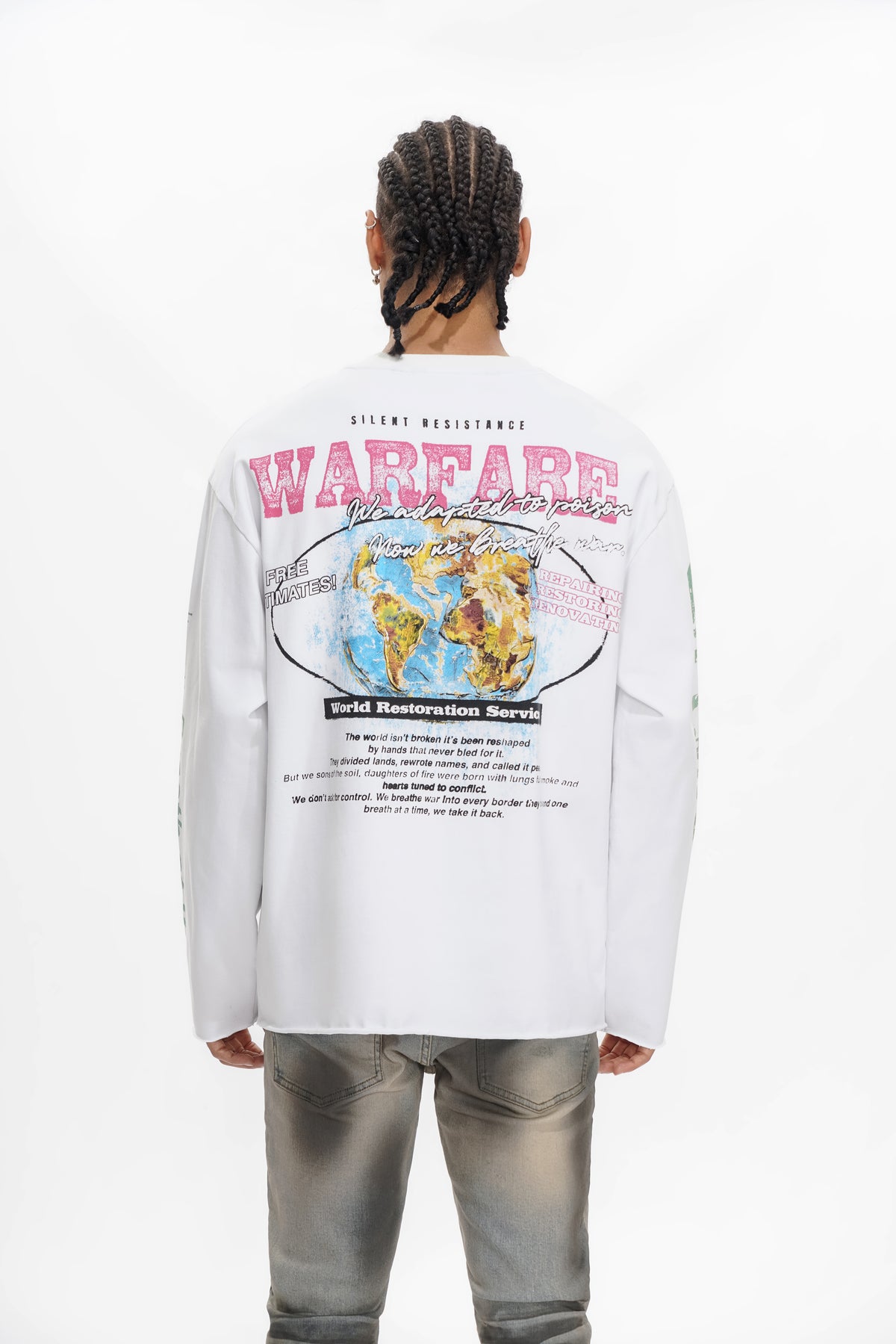 WARFARE White Long Sleeve -