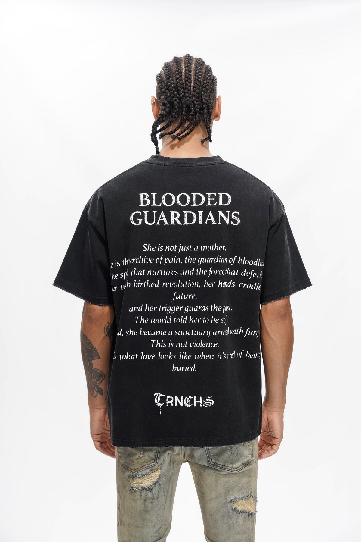 JA'ZHYA DOPSON Schwarzes T-Shirt