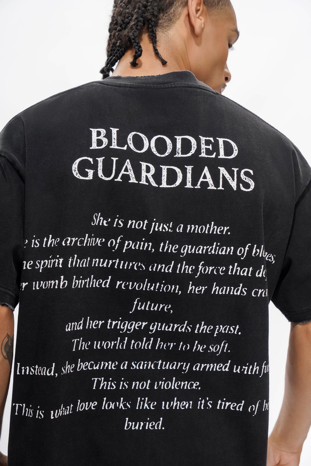 JA'ZHYA DOPSON Schwarzes T-Shirt