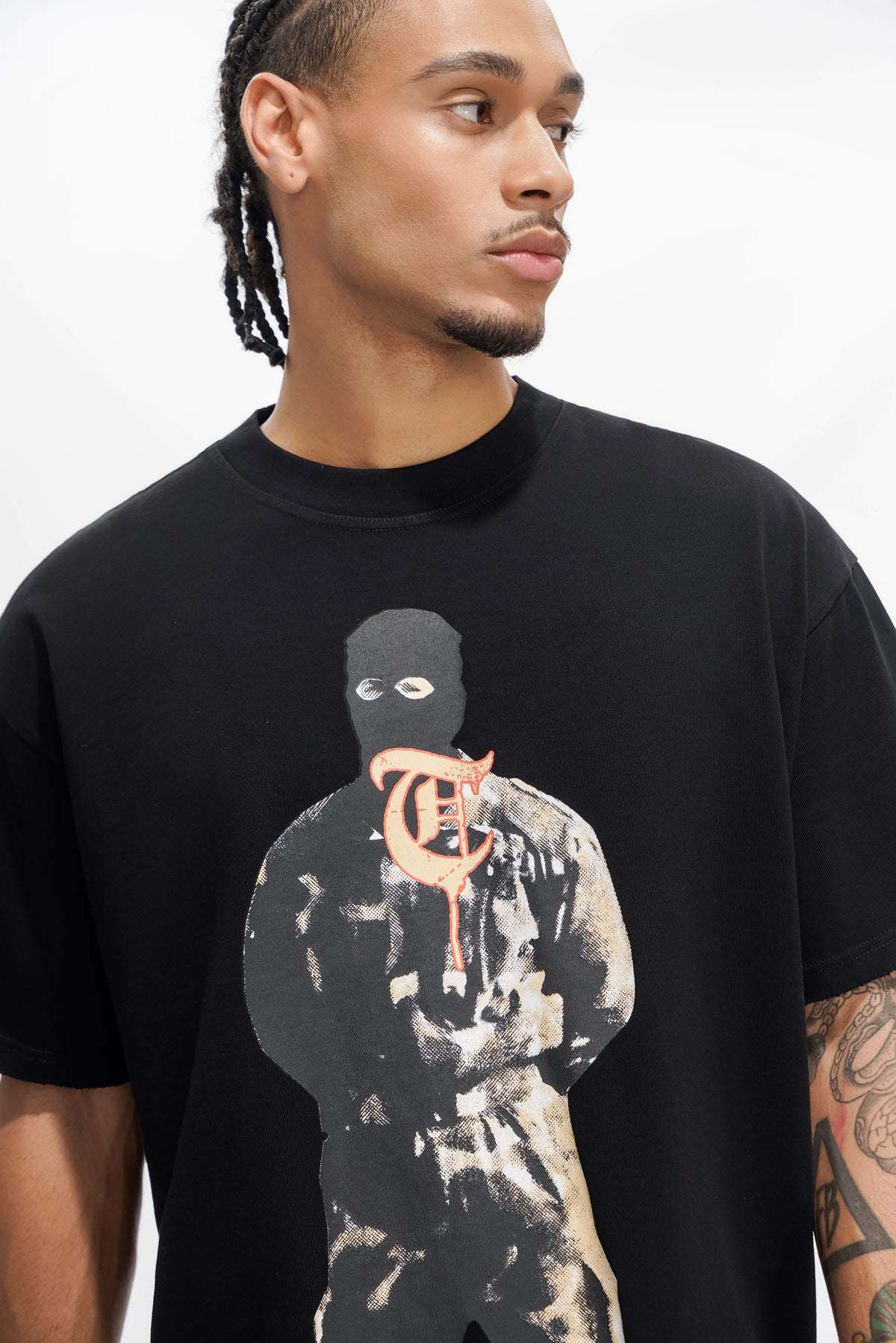WAR TOUR Schwarzes T-Shirt