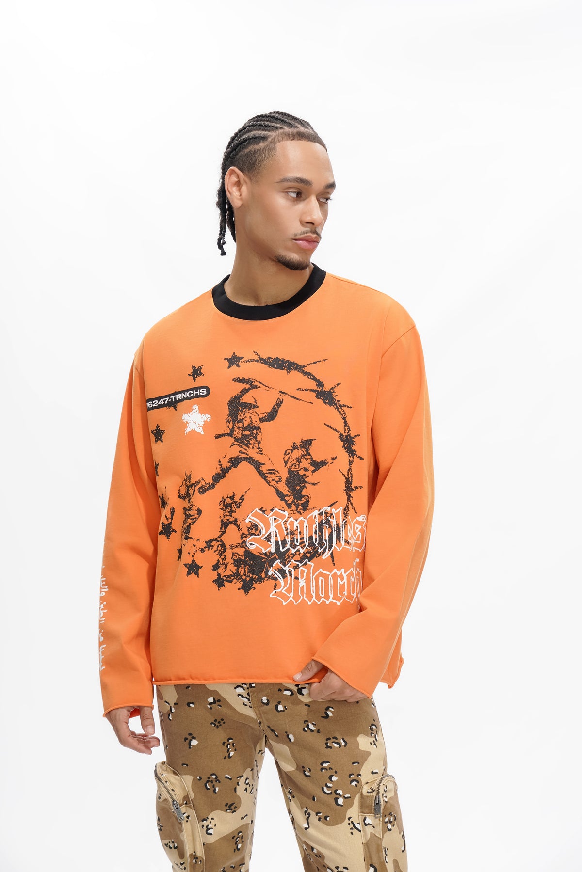 KEY TO WAR Orange Long Sleeve -