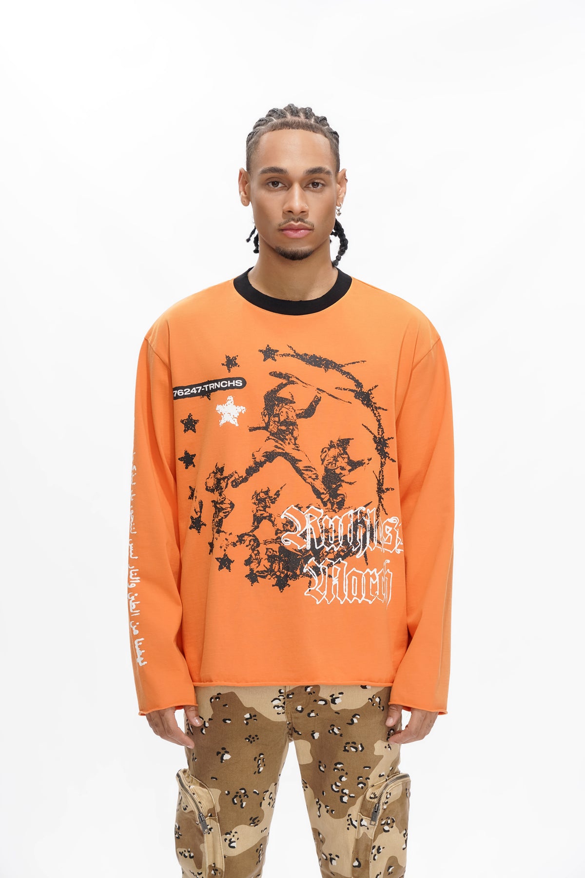 KEY TO WAR Orange Long Sleeve -