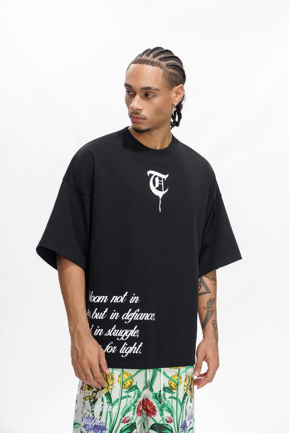 GROWN IN WAR Black Tee -